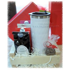 Tea & Travel Tea Mug Gift Basket - Creston Gift Baskets